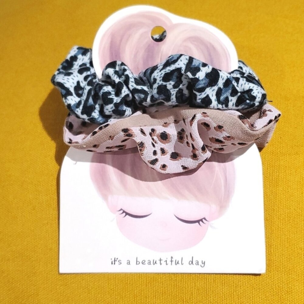New Animal Print Scrunchie Bundle- Regular Size
